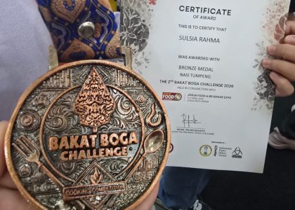 Siswa SMK Pariwisata Citayam Kelas 12 Kuliner Raih Medali Bronze di Lomba Bakat Boga Yogyakarta 2026